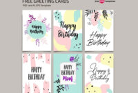 Elegant Indesign Birthday Card Template