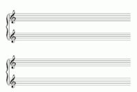 Blank Sheet Music Template For Microsoft Word