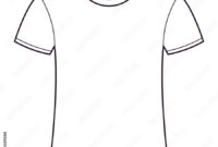 Printable Blank T-Shirt Template