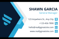 Professional Business Card Template For A Variety Of Industries