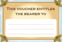 Certificate Of Entitlement For Bearer