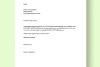 Resale Certificate Request Letter Template