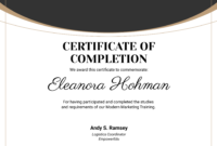 Commemorative Certificate Template For Formal Recognition