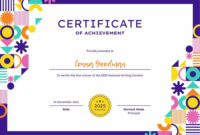 Winner Certificate Template: A Formal Recognition Of Achievement