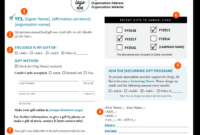 Donation Card Template: A Complimentary Design For Charitable Giving