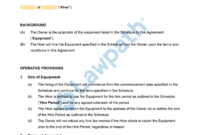 Hire Agreement Template Australia: A Comprehensive Guide