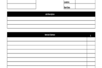 Blank Estimate Form Template