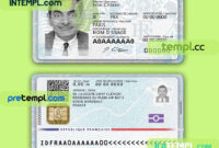 French Identity Card Template: A Comprehensive Guide