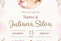 Elegant Free Christening Invitation Templates: A Formal Invitation For A Sacred Occasion