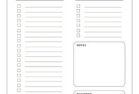 Blank To-Do List Template For Efficient Task Management