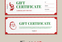 Free Christmas Gift Certificate Templates: A Customizable Guide