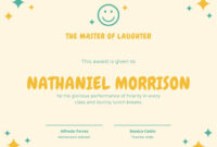 Humorous Employee Recognition Certificates: Templates For Informal Awards