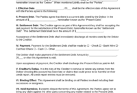 Debt Settlement Agreement Letter Template