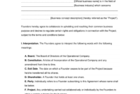 Shareholder Agreement Template For Founders Of A Latvian Limited Liability Company