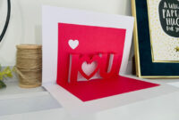 A Template For Crafting A Heartfelt ‘I Love You’ Pop-Up Card