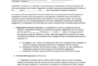 Subcontractor Non-Compete Agreement Template