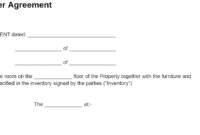 Shelter Lodger Agreement Template