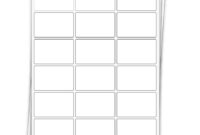 Blank Candy Bar Wrapper Template For Word Document