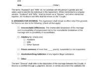 A Comprehensive Guide To Free Prenuptial Agreement Templates