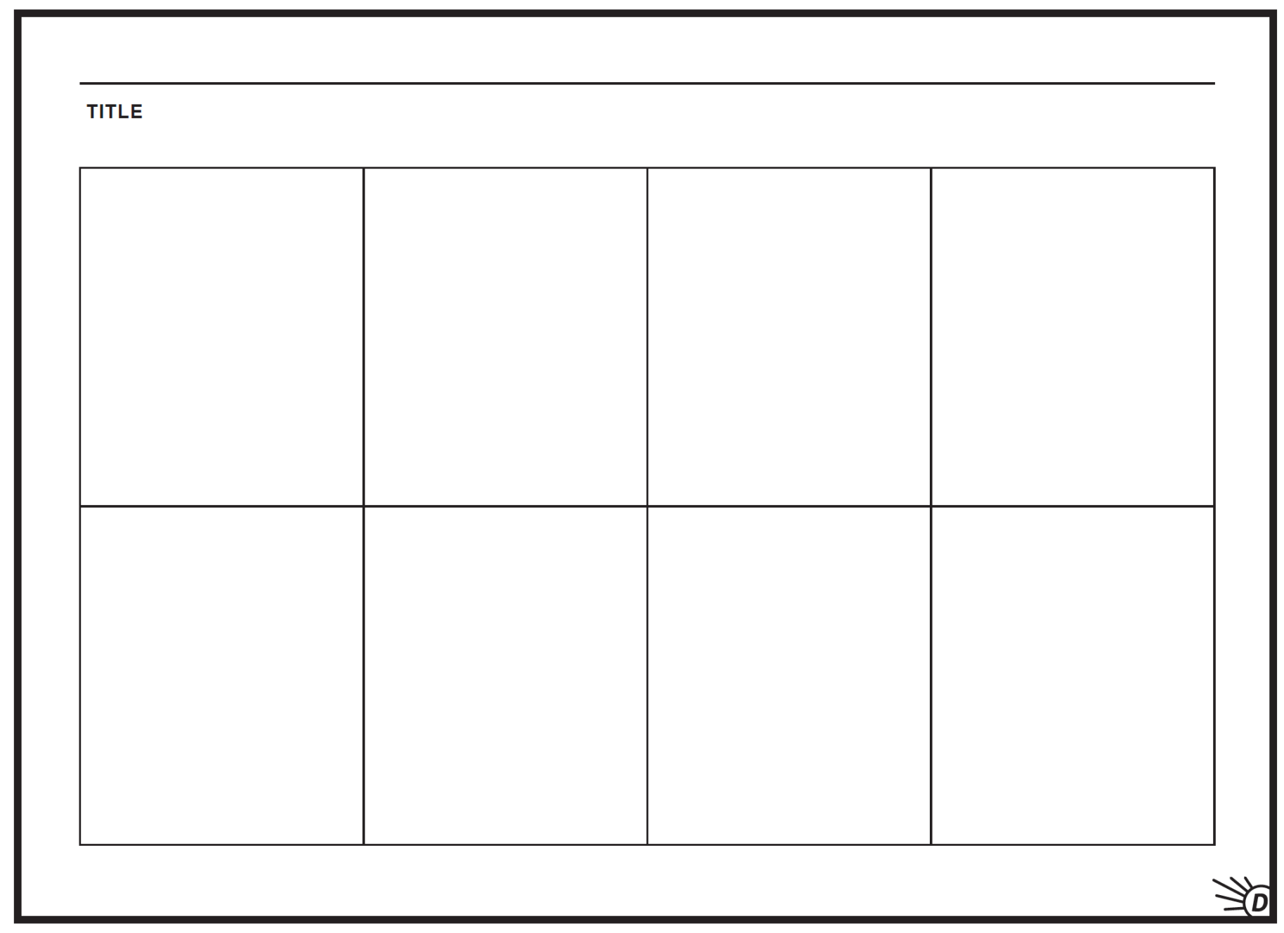 Free Printable Comic Book Template For Kids