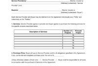 Standard Service Level Agreement Template