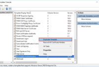 Workstation Authentication Certificate Template: A Comprehensive Guide
