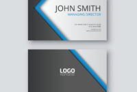 Professional Name Card Design Template For Photoshop