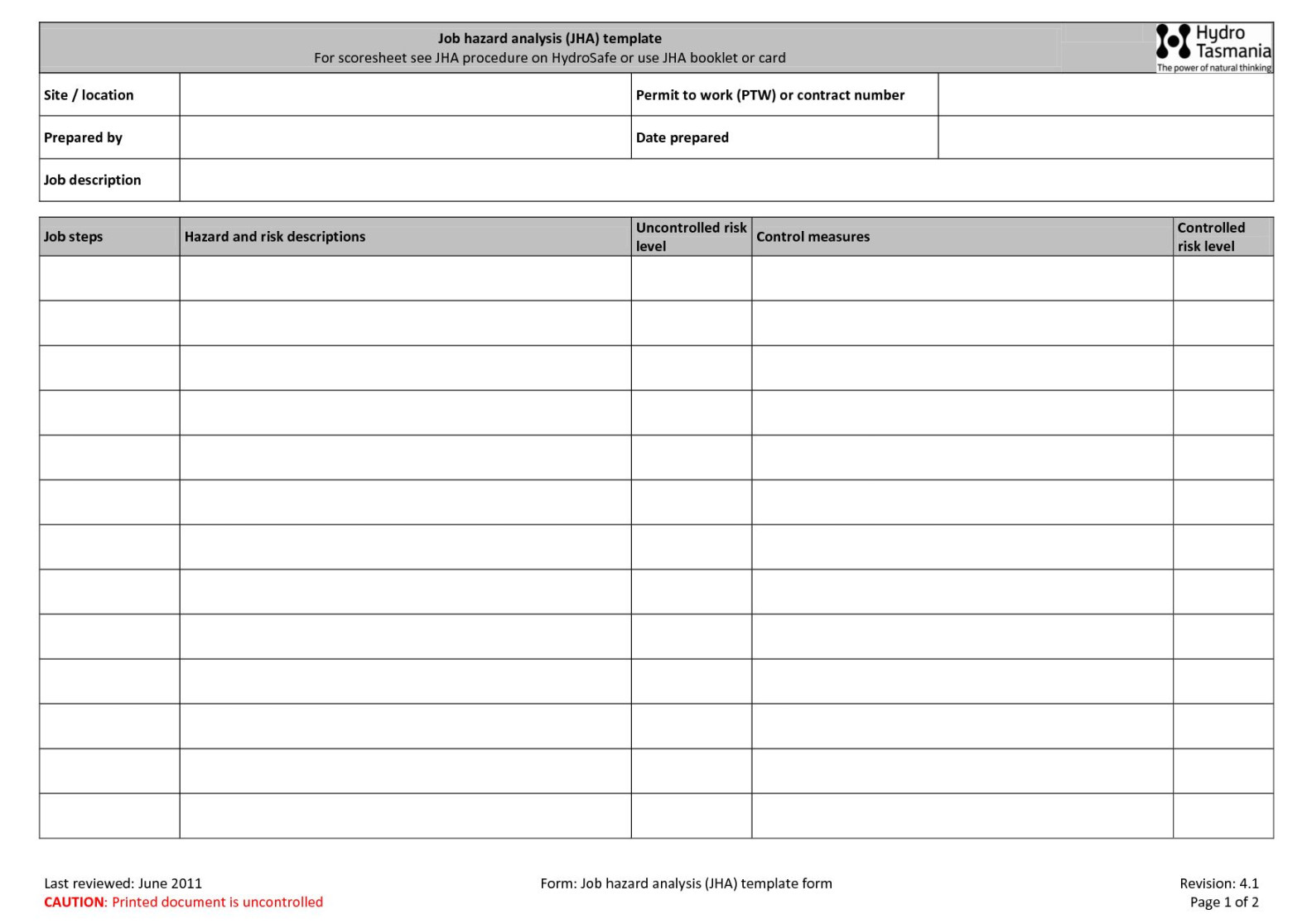 Maintenance Repair Job Card Template – Microsoft Excel with regard