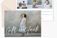 Gift Certificate Template Photoshop: A Guide To Professional Design