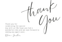 Formal Thank You Card Template In Word