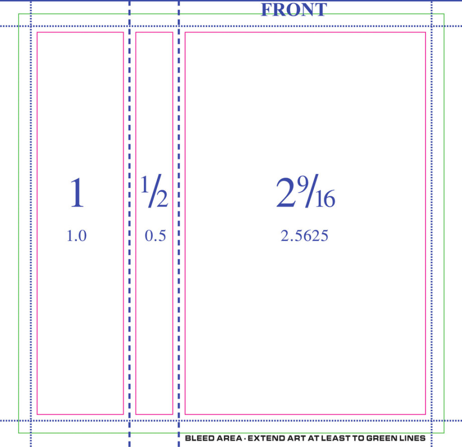 Professionally Printed -Panel J-Cards - Double Sided w