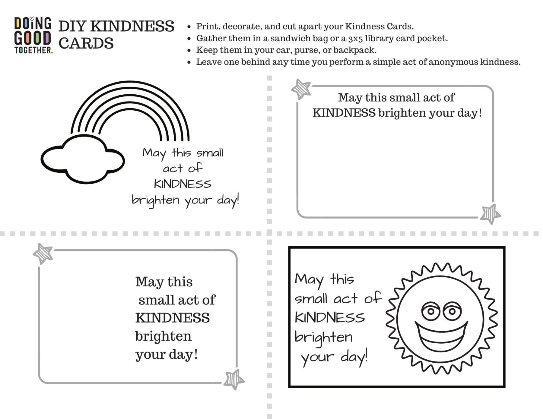 + Quick Acts of Kindness for Families — Doing Good Together™