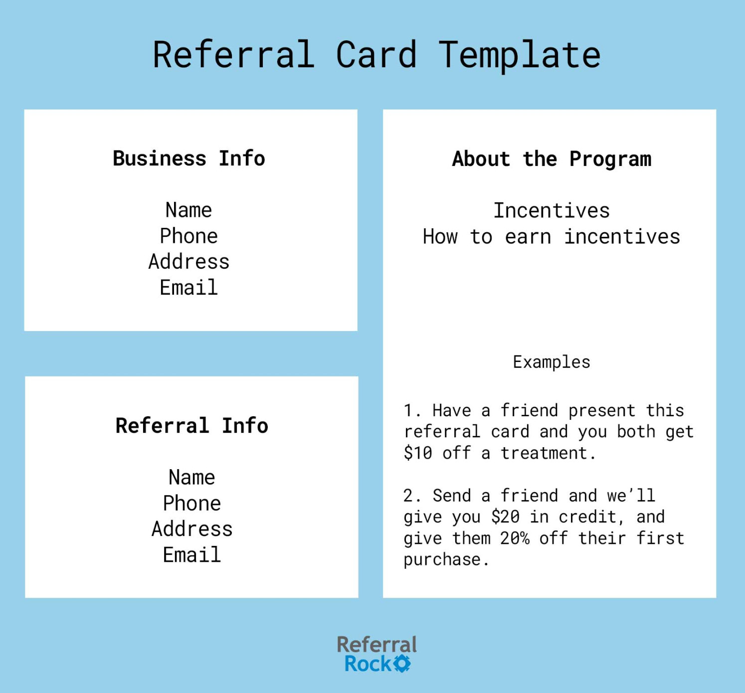 Referral Card Examples To Inspire Business Growth