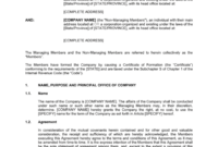 S Corporation Shareholder Agreement Template