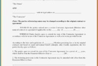 Bilateral Contract Agreement Template