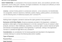 Intellectual Property License Agreement Template