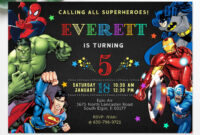 Superhero Birthday Card Template: A Personalized Celebration