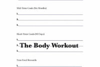 Weight Loss Agreement Template: A Formal Contract For Health And Wellness Goals