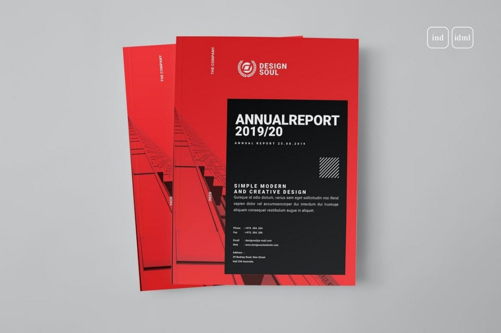 + Annual Report Templates (Word & InDesign)   Design Shack