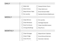 Cleaning Report Template