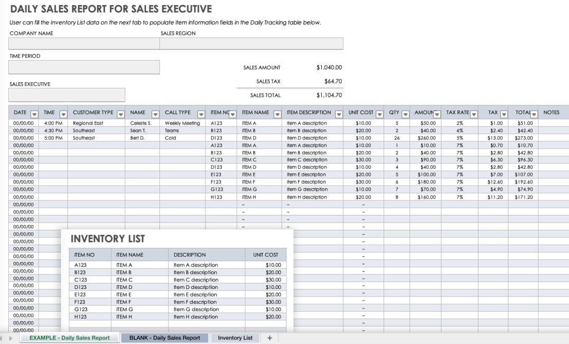 Free Daily Sales Report Forms & Templates  Smartsheet