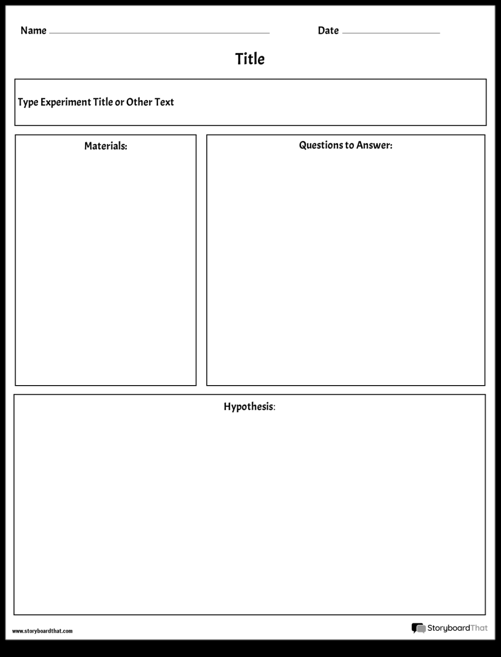 Free Lab Report Maker and Worksheet Templates for Students