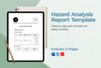 Safety Analysis Report Template: A Comprehensive Guide For Risk Assessment And Mitigation